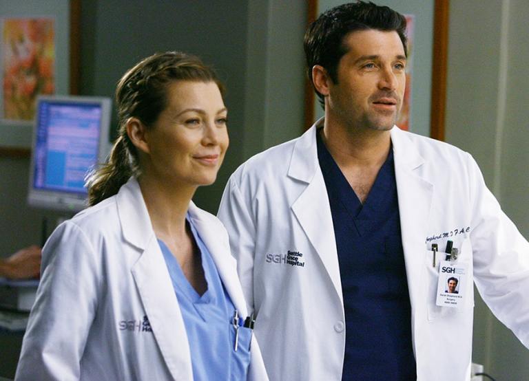 Ellen Pompeo Grey's Anatomy scene