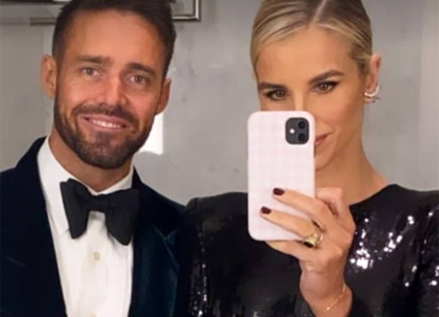 Bump alert! Vogue Williams pops out as she attends CFDA Fashion Awards In New York