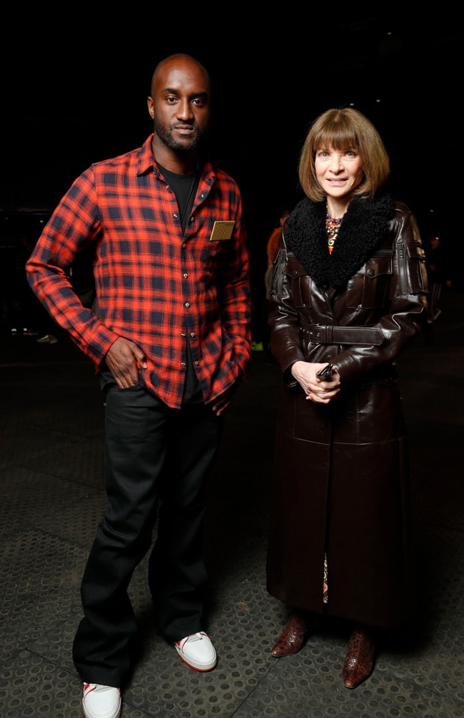 Virgil Abloh with Anna Wintour