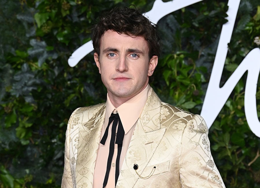Paul Mescal trades GAA shorts for gold blazer at the Fashion Awards alongside celebrity A-listers