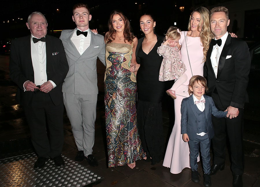 Proud dad Ronan Keating supported by 'all his babies' at his annual charity ball