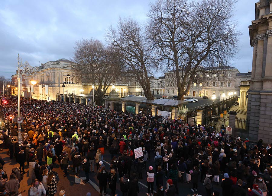 Ashling Murphy Vigil. Pic: Collins