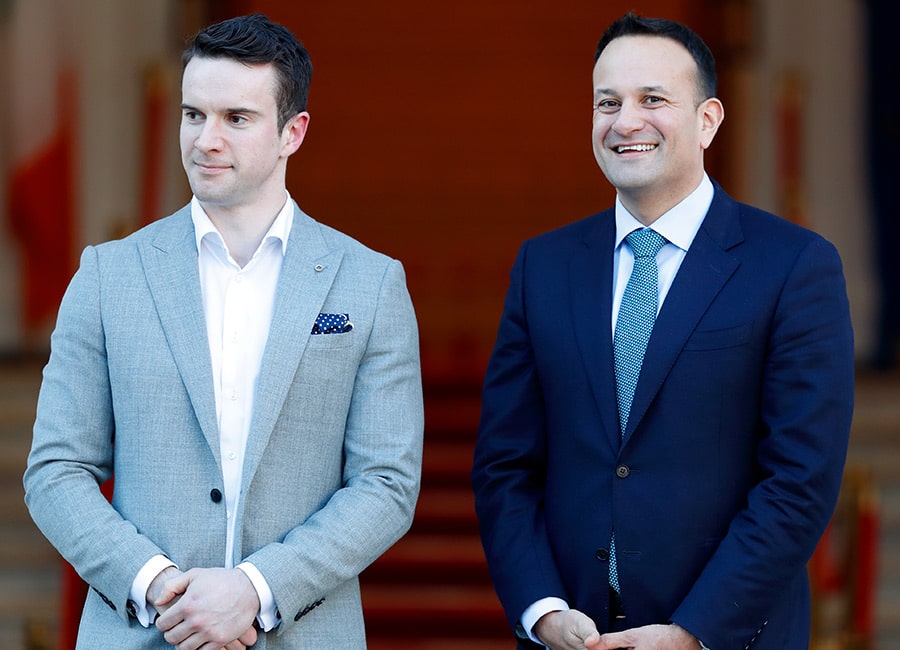 Leo Varadkar Matthew Barrett birthday cake