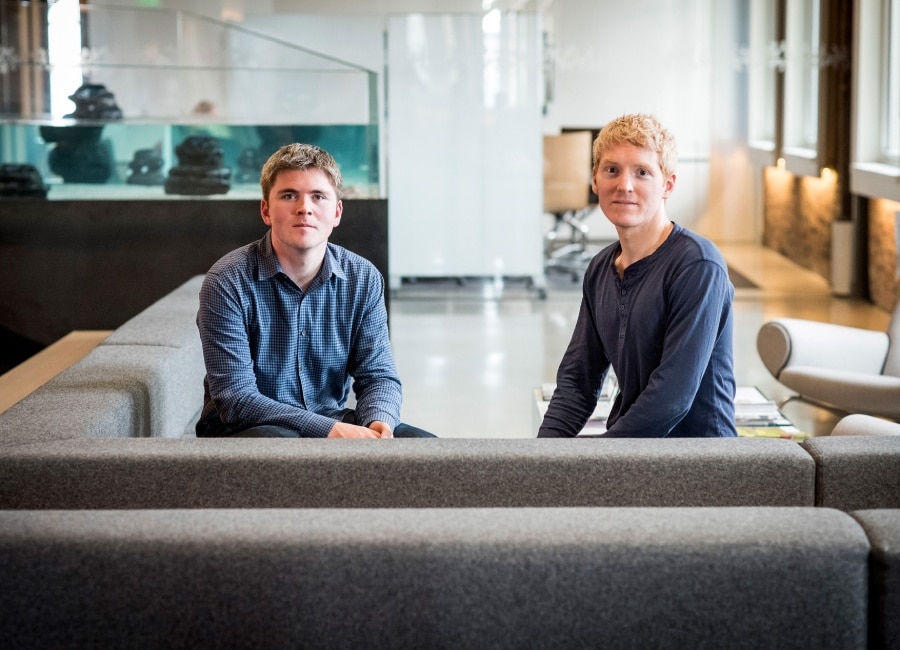 Ireland's richest brothers Patrick and John Collison poke fun at each other over TV appearance