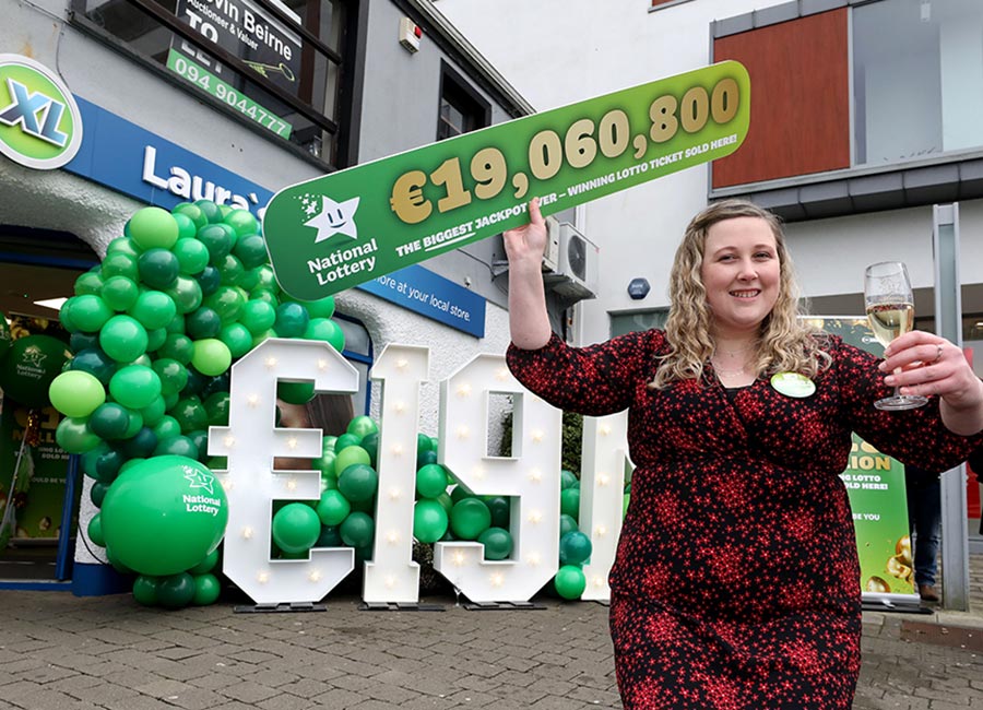 Who needs Sam! Mayo family syndicate claim record-breaking Lotto jackpot win