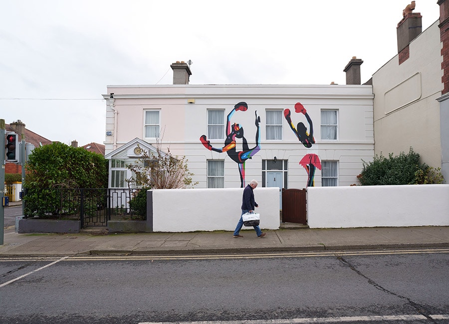 Ballerina mural council Cathy McGovern