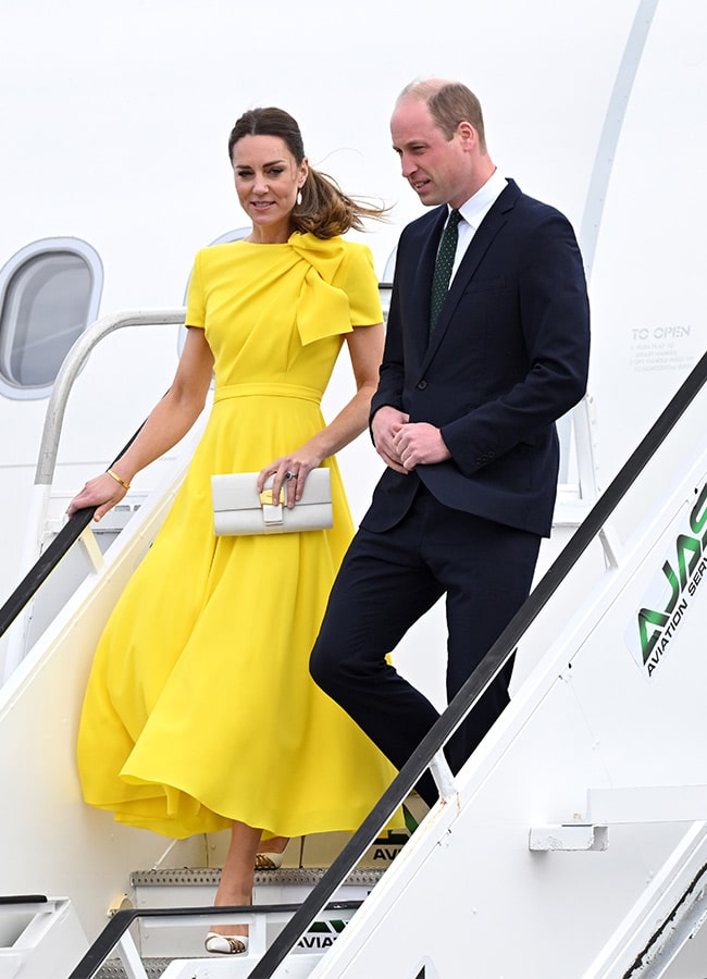 Kate Middleton Duchess of Cambridge Prince William Kingston Caribbean Jamaica