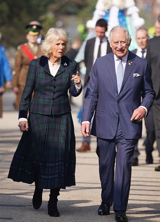 Royal visit to NI and Ireland The Prince of Wales and the Duchess of Cornwall Prince Charles Camilla