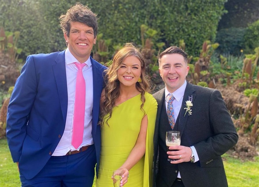 Glam Doireann Garrihy has a ball at 2FM co-host Carl Mullan's wedding