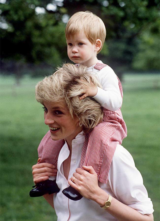 Prince Harry Princess Diana presence