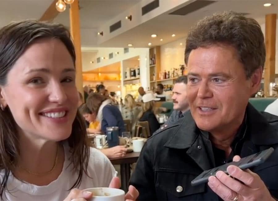 Jennifer Garner gets birthday surprise from childhood crush Donny Osmond