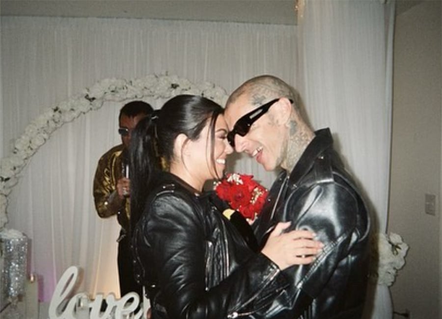 Kourtney and Travis tie the knot again, but this time it's legal