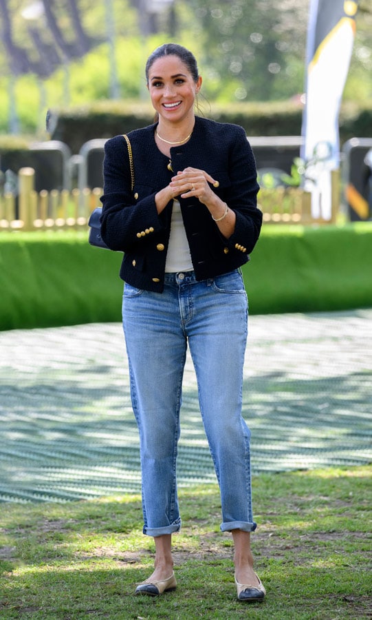 Meghan Markle Prince Harry Hague style fashion wardrobe