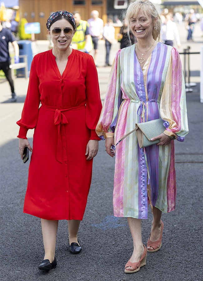 Celebrity chef Clodagh McKenna Newbury Racecourse