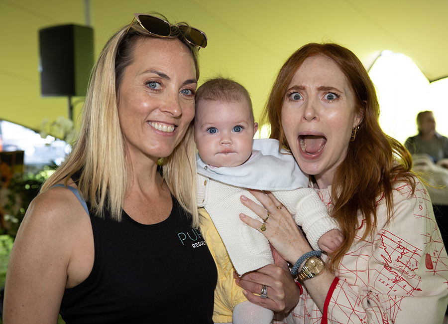 Kathryn Thomas worked out with Joe Wicks at Wellfest