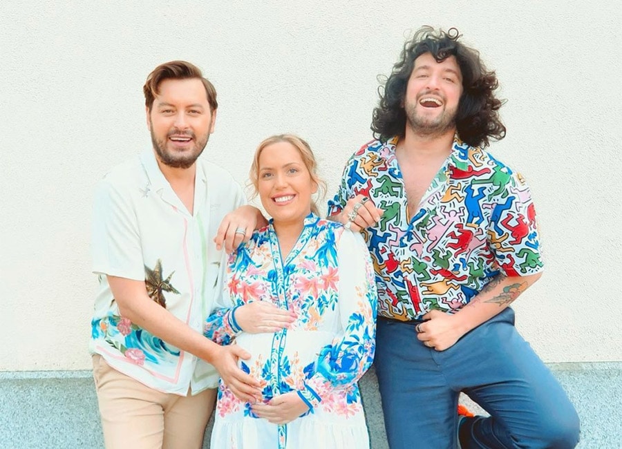 Brian Dowling and his sister surrogate