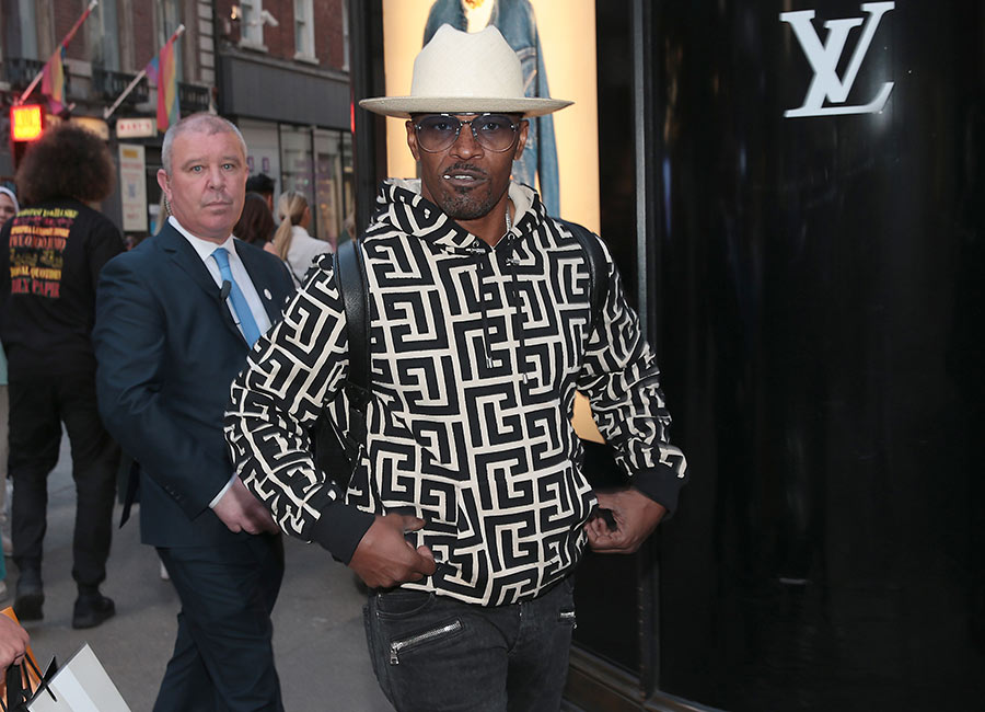 Hollywood superstar Jamie Foxx causes fan frenzy as he pops into BT's for a spending spree
