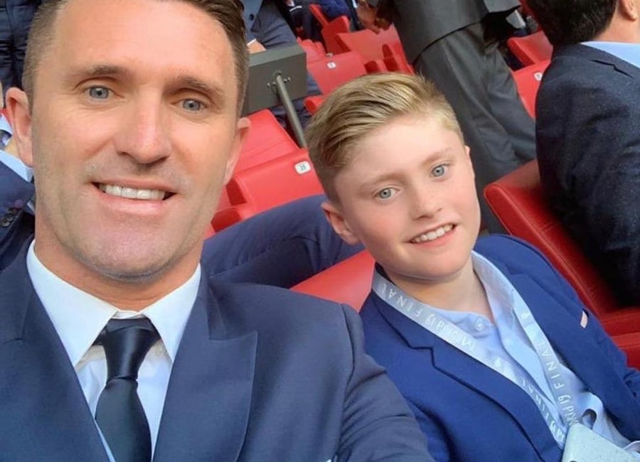 Robbie Keane proud as punch as eldest son turns 13