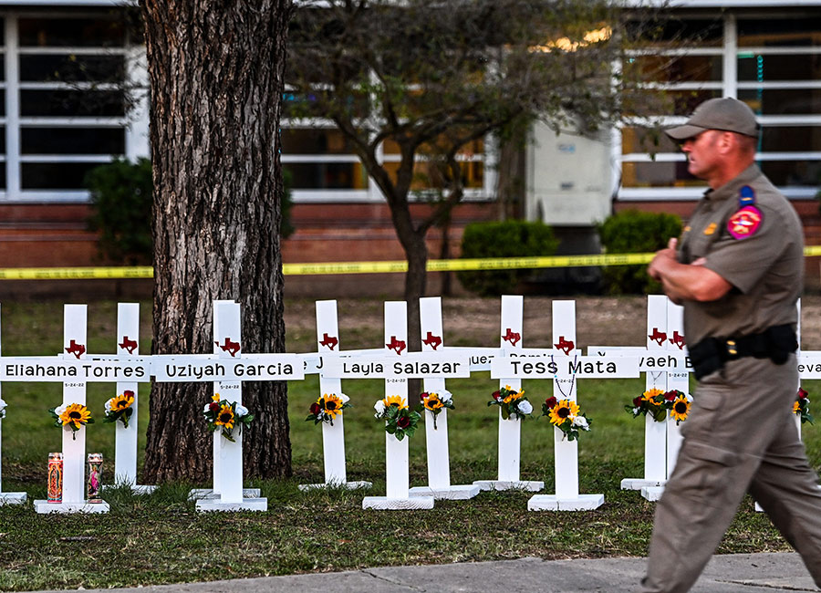 Texas school shooter sent online warning minutes before attack