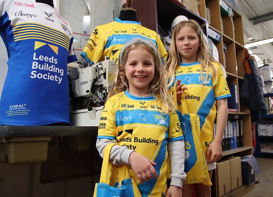 Kit unveiled for Leeds Rhinos designed by Rob Burrow's children Macy, Maya and Jackson