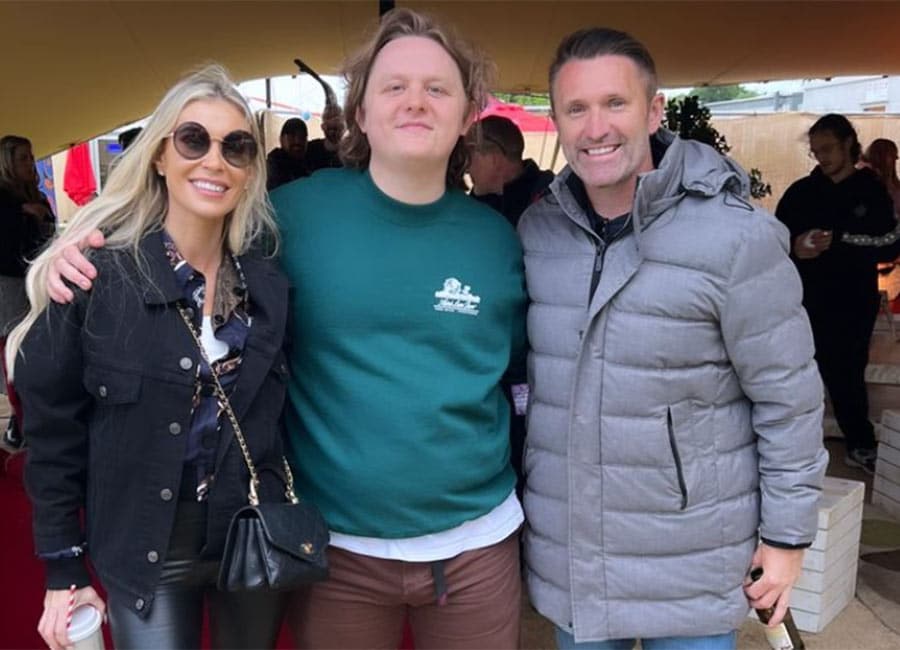 Claudine And Robbie Keane in high spirits at Lewis Capaldi Malahide Castle gig