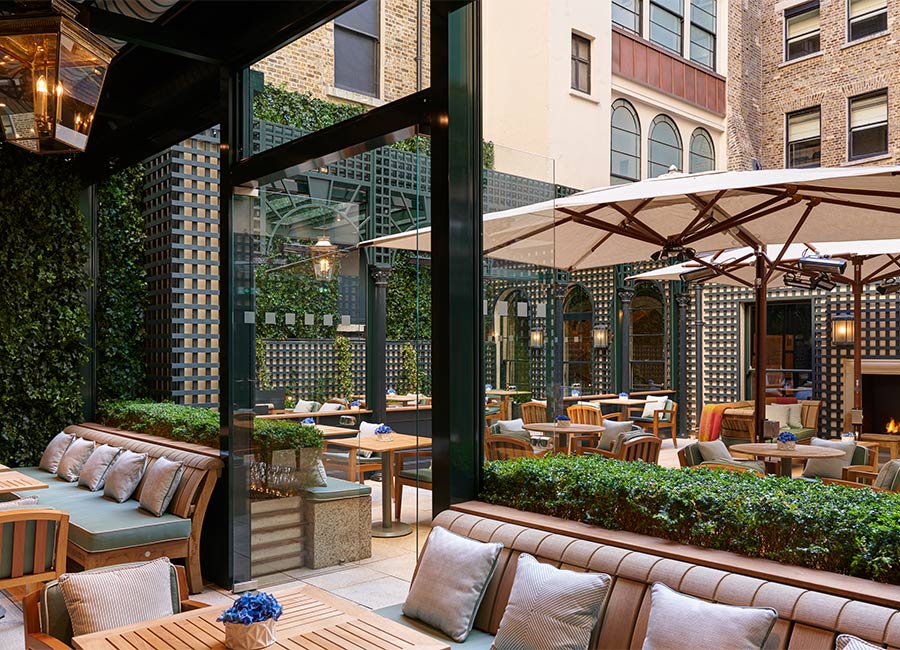 The Shelbourne terrace vodka cocktails Belvedere Martini trolley