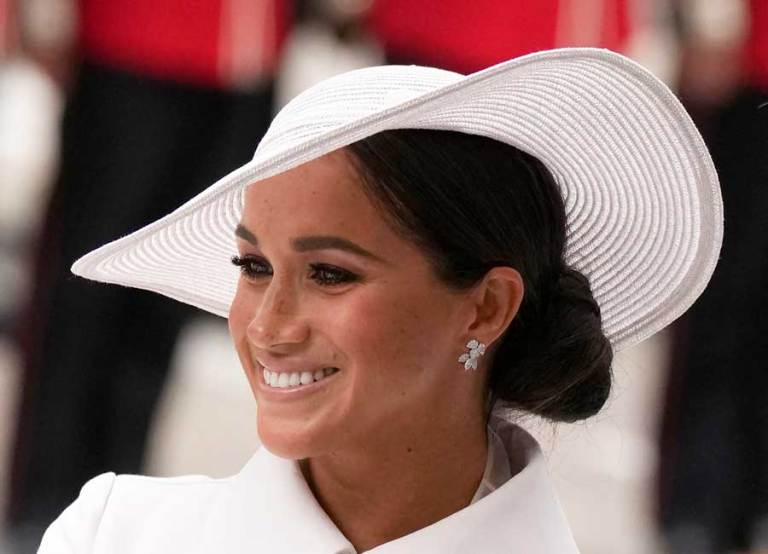 Meghan Markle's beauty look Pic: Getty