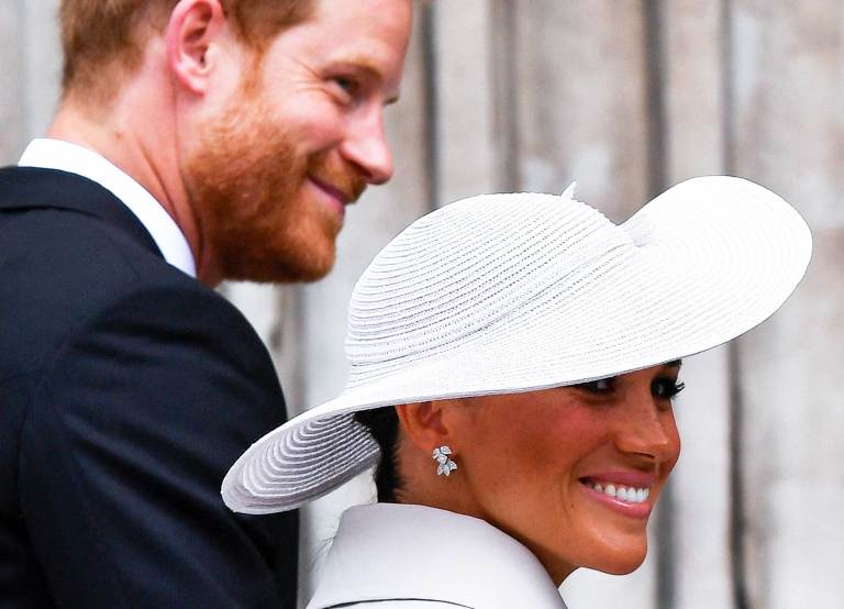 Meghan Markle's beauty look Pic: Getty