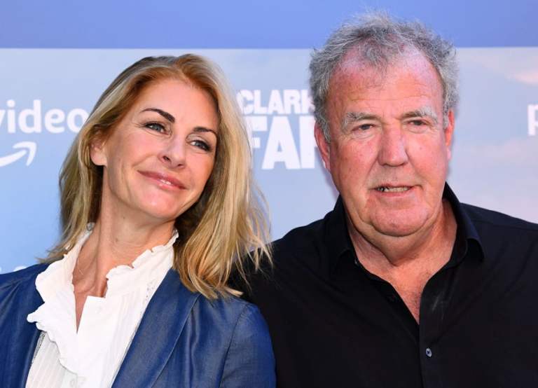 Lisa Hogan with Jeremy Clarkson Pic: Rex