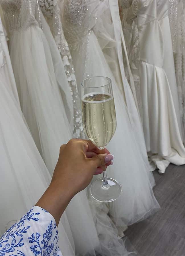 Harriet Fuller wedding dress. Pic: Instagram