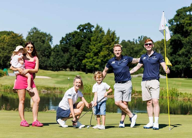 Celebrities Storm Ronan Keating Jack Missy Marie Keating Foundation Golf Classic Sketchers