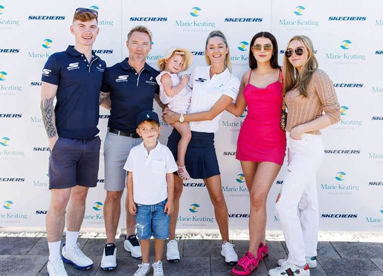 Celebrities Storm Ronan Keating Jack Missy Marie Keating Foundation Golf Classic Sketchers