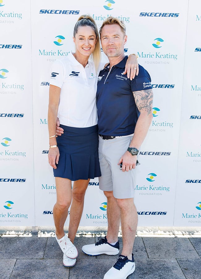 Celebrities Storm Ronan Keating Jack Missy Marie Keating Foundation Golf Classic Sketchers