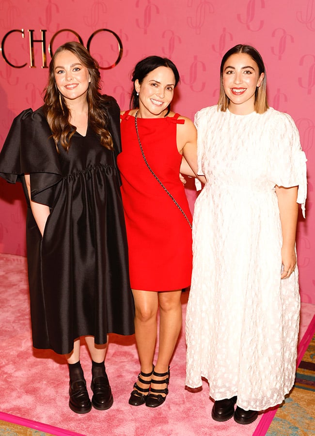 Gemma Doherty, Andrea Corr and Morgan McIntyre at the Brown Thomas ISPCC Fashion Show Luncheon