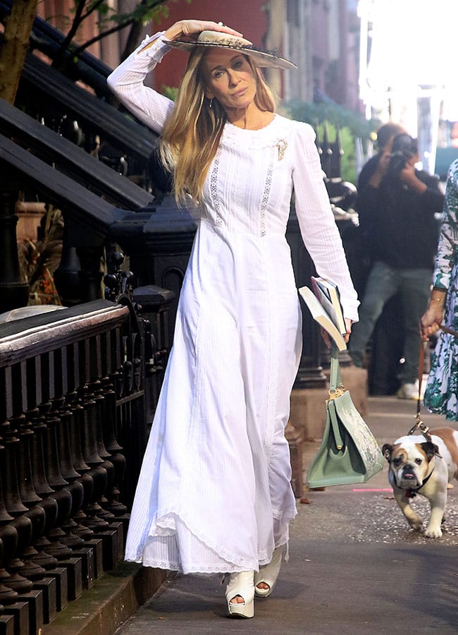 Iconic outfits season 2 And Just Like That Sarah Jessica Parker Kristin Davis Sarita Choudhury