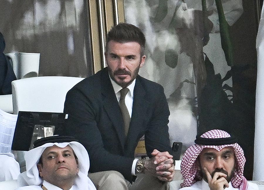 Mandatory Credit: Photo by Zabulon Laurent/ABACA/REX/Shutterstock (13637891b)
David Beckham attends the Qatar v Senegal match of the Fifa World Cup Qatar 2022 at Thumama Stadium in Doha, Qatar on November 25, 2022.
World Cup - Vip's At Qatar v Senegal, Doha - 25 Nov 2022
