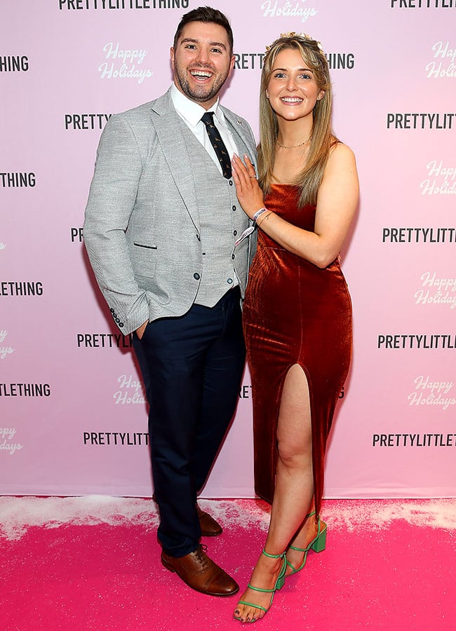 Pretty Little Thing Christmas Party Grafton Hotel Love Island stars