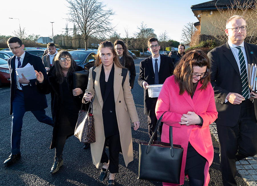 Enoch Burke at Disiplinary Hearing family members