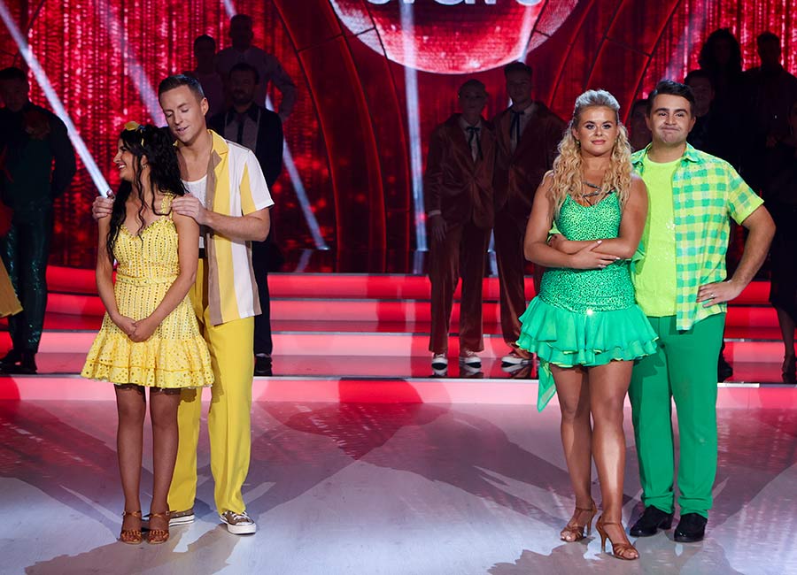 Dazzling Derry Girl Leah cha chas out of DWTS with a smile