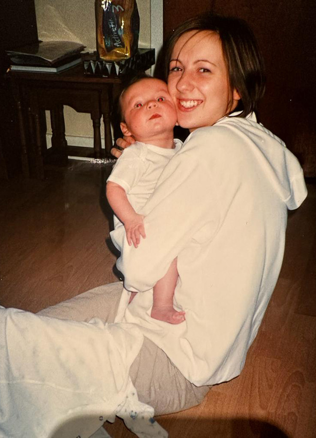 Sabrina Hill mum at 20