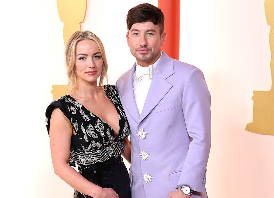 PICS: Barry Keoghan DAZZLES in purple  as the Irish step out in full-glam at the Oscars