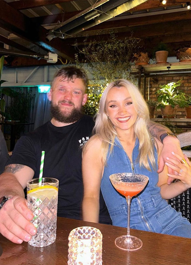 Elaine Sutton and Ireland rugby player Andrew Porter