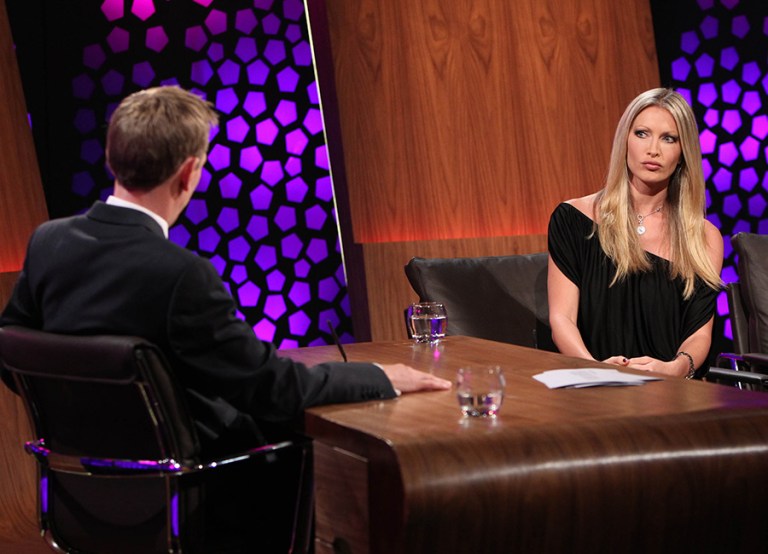 Ryan Tubridy talks to Caprice on the Late Late Show