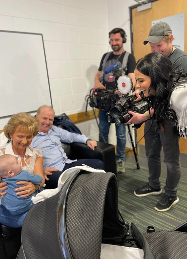 Lisa McHugh with her family