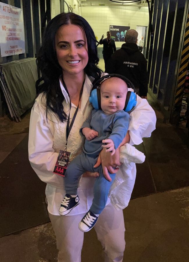 Lisa McHugh with her son Milo