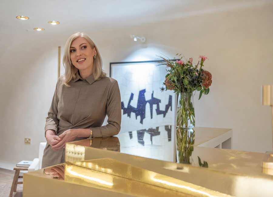 Maggie in Cloon Keen's perfume store in Dublin's Powerscourt Townhouse Centre Pic: Supplied
