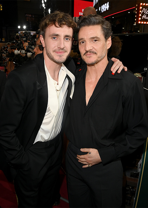 Paul Mescal and Pedro Pascal at the London premiere of Gladiator II