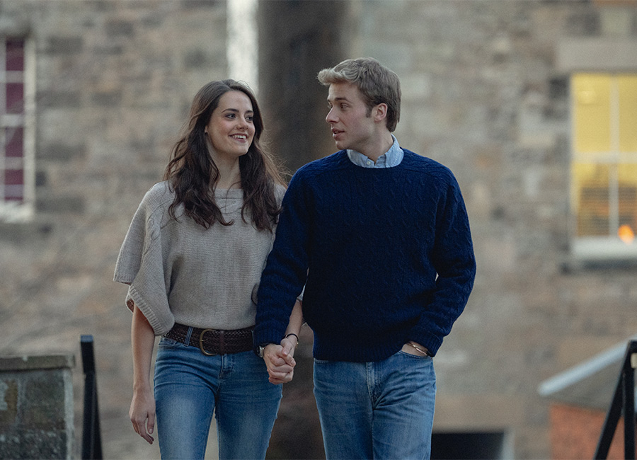PICS: The Crown drops first official snaps of young Kate and Wills at university