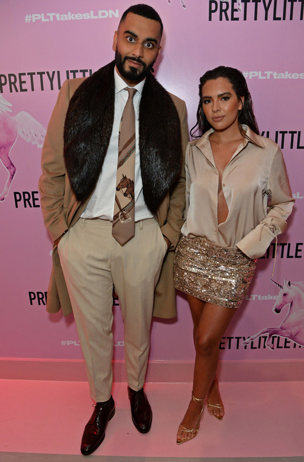 PrettyLittleThing Showroom Launch Molly Mae Love Island winners Kai Sanam Princess Andre