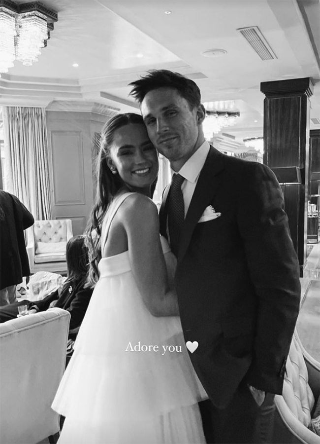 Joey Carbery and Robyn Flanagan have celebrated their legal wedding